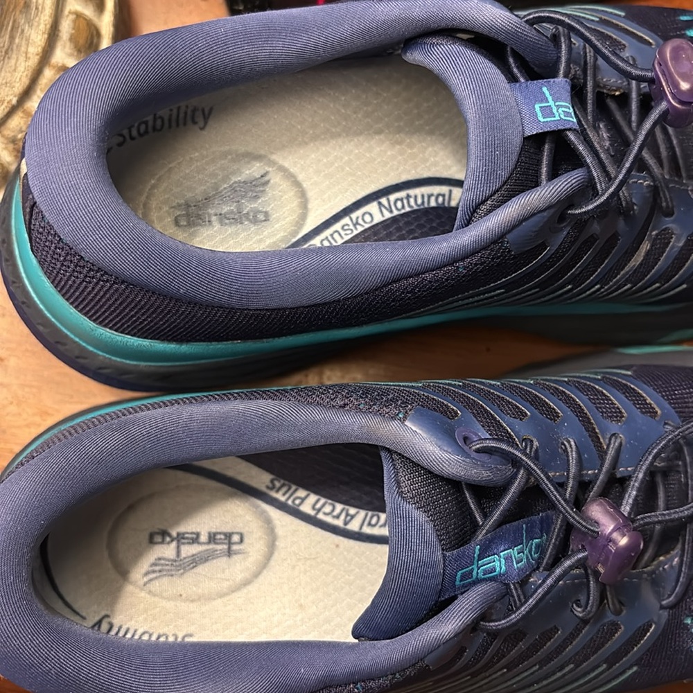 Dansko Blue Sneakers Lace Up Casual Tennis Shoes Women’s Size 6 EU 36 - Picture 10 of 10